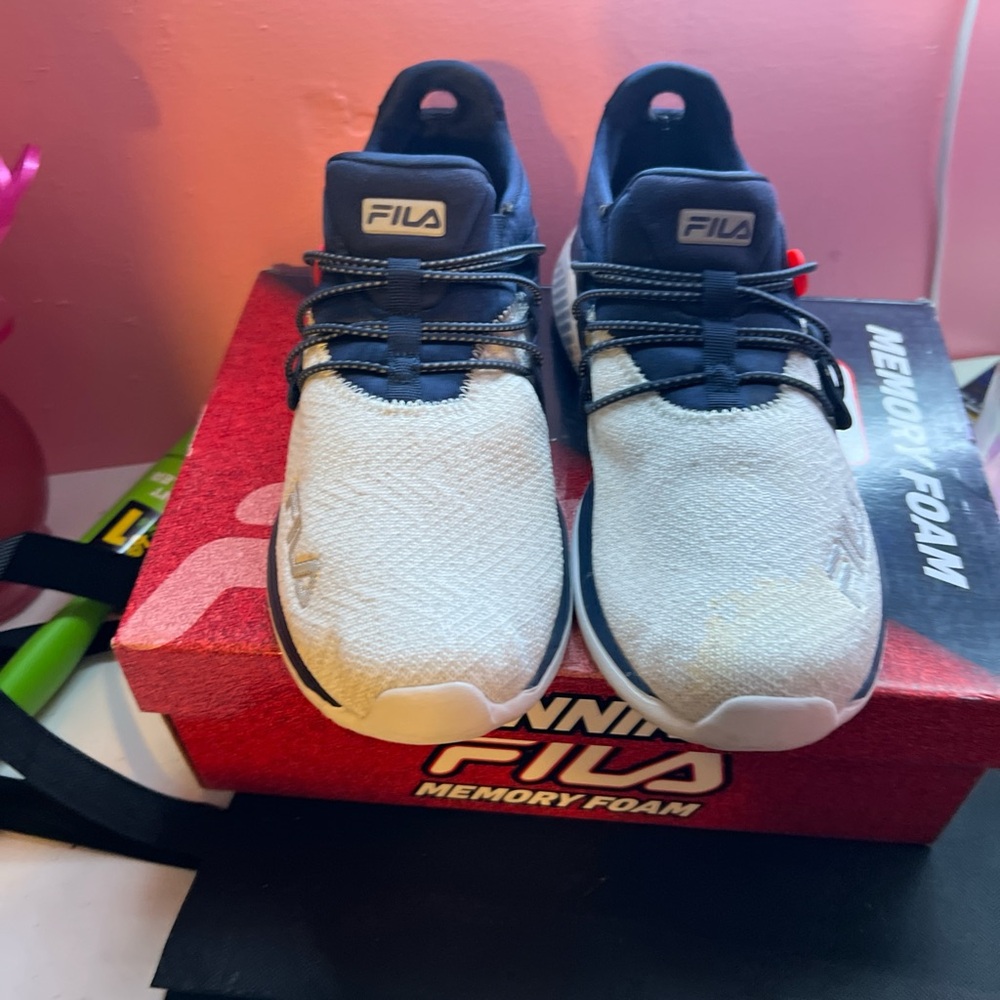 Fila Athletic Shoes - Navy and White